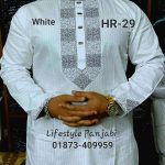 এমব্রয়ডারি পাঞ্জাবি HR-29 (সাদা কালার)
