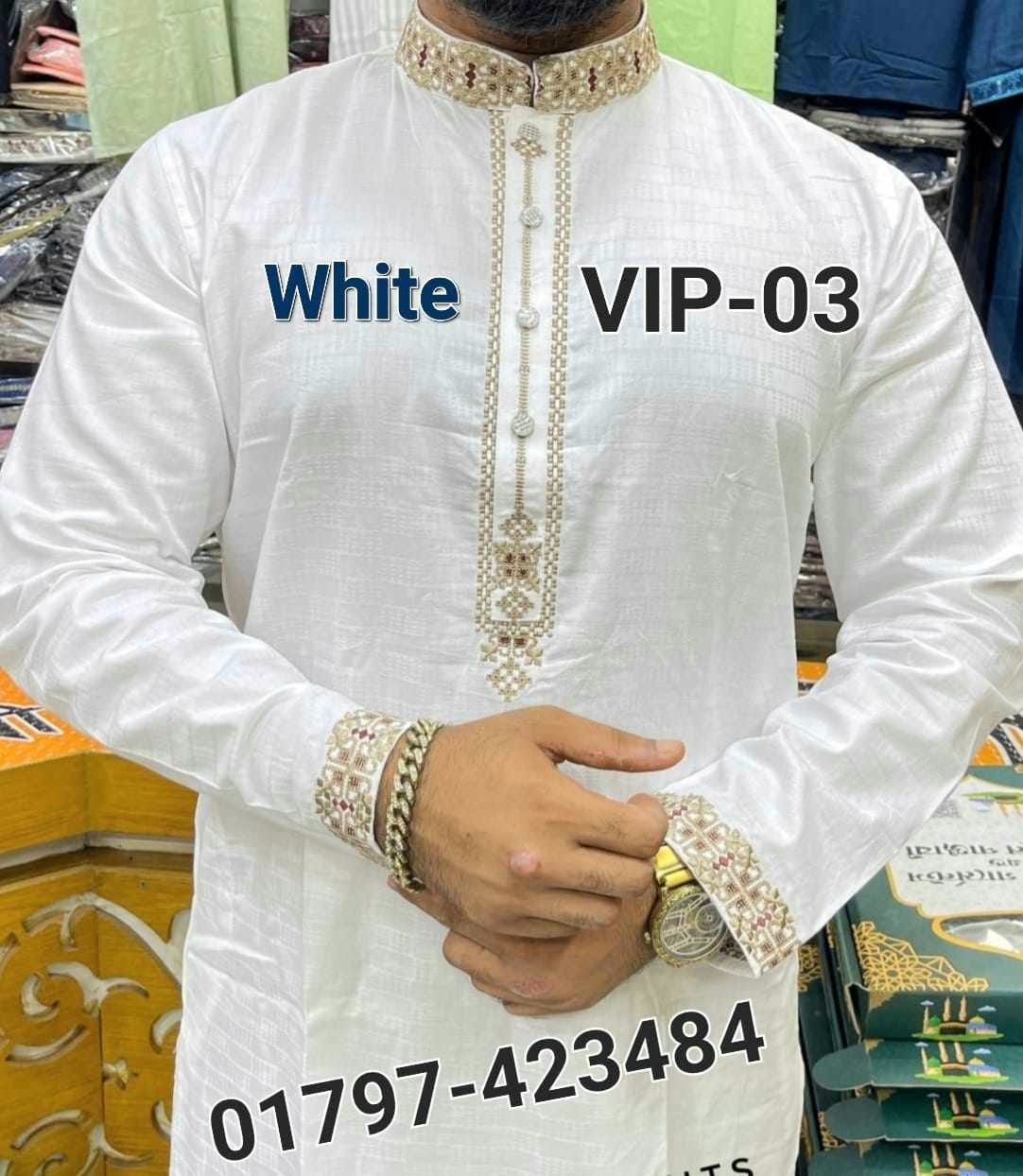 Business Suite_creation_1309583730771080 স্পেশাল পাঞ্জাবি VIP-03 (সাদা) - Image 1