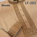 স্ট্রিচ কটন কফ হাতা পাঞ্জাবী= LF-203 (বিস্কিট কালার)