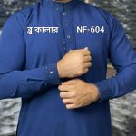 কফ হাতা মাল্টি সিকোয়েন্স পাঞ্জাবী=NF-604 (ব্লু কালার)
