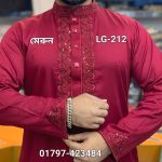 মাল্টি সিকোয়েন্স পাঞ্জাবি= LG-212 (মেরুন কালার)