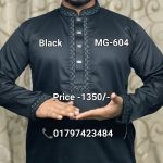 স্পেশাল এমব্রয়ডারি পাঞ্জাবি= MG-604 (কালো)